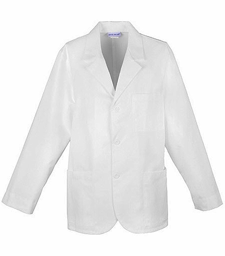 Med-Man 31" Men's White Consultation Lab Coat-1389 (White - X-Large)