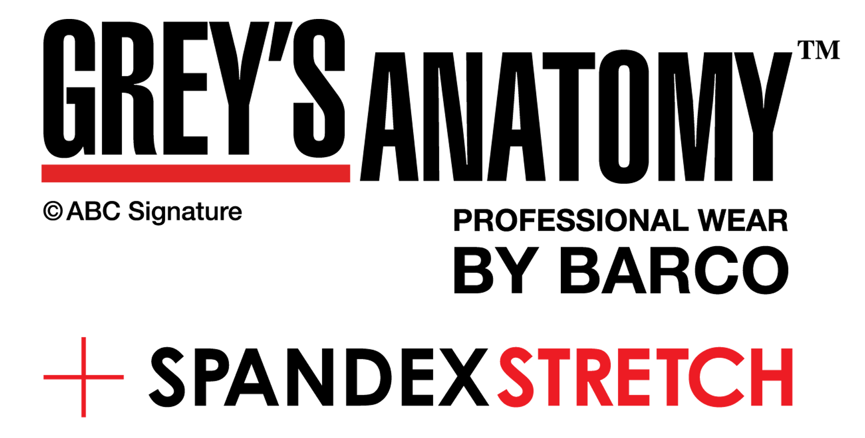 Grey's Anatomy Spandex Stretch logo